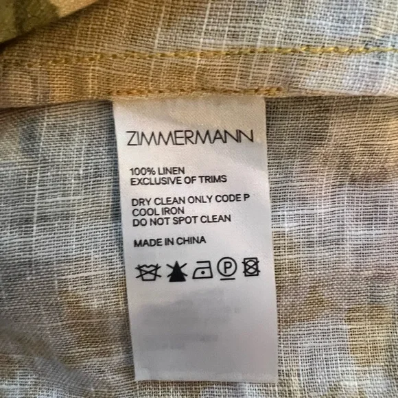 Zimmerman Amelie Wrap Dress Short size 1 - Picture 7 of 7